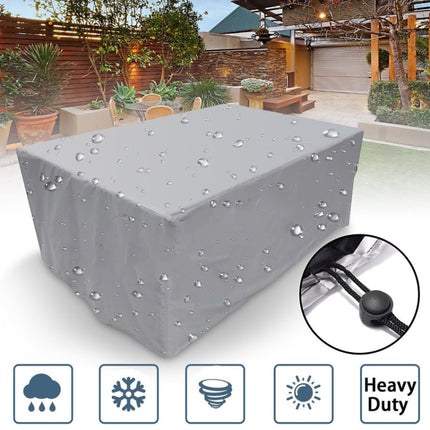 Outdoor Garden Tables And Chairs Dustproof And Waterproof Cover, Size: 308x138x89cm-garmade.com