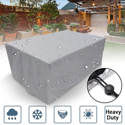 Outdoor Garden Tables And Chairs Dustproof And Waterproof Cover, Size: 120x120x74cm-garmade.com