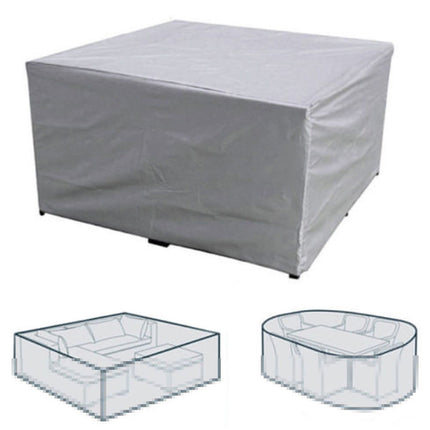 Outdoor Garden Tables And Chairs Dustproof And Waterproof Cover, Size: 200x160x70cm-garmade.com