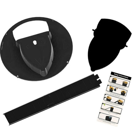 2 PCS Flip Mouse Trap Automatic Reset Mousetrap Indoor And Outdoor Mousetrap(Black)-garmade.com