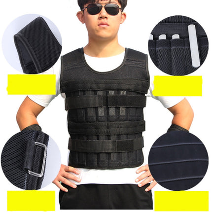 Weight-Bearing Vest Leg And Arm Weight-Bearing Straps Fitness Training Weighting Equipment, Specification: 15kg Suit-garmade.com
