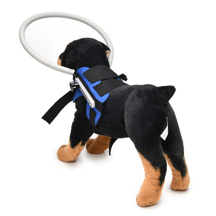 Dog Blindness Anti-Collision Ring Animal Protection Ring Cover Guide Ring, Specification: M(Blue)-garmade.com