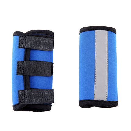 Pet Knee Protector Dog Surgery Injury Protective Cover, Size: S(Blue Reflection)-garmade.com