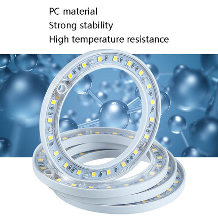 LED Plant Growth Lamp Full Spectroscopy Intelligent Timing Indoor Fill Light Ring Plant Lamp, Power: Three Head(Pink Light)-garmade.com