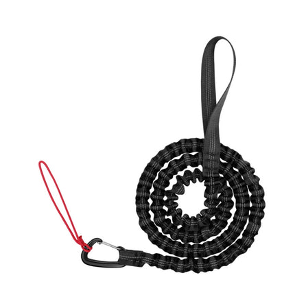 ZXCQYS-L Bicycle Tow Rope Mountain Bike Parent-Child Pull Rope Portable Tow Rope(Black)-garmade.com