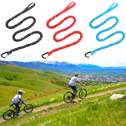 ZXCQYS-L Bicycle Tow Rope Mountain Bike Parent-Child Pull Rope Portable Tow Rope(Black)-garmade.com