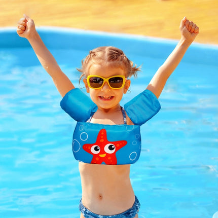 Children Play Water Swimming Gear Cartoon Buoyancy Vest(Starfish)-garmade.com