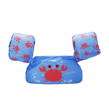 Children Play Water Swimming Gear Cartoon Buoyancy Vest(Blue Crab)-garmade.com
