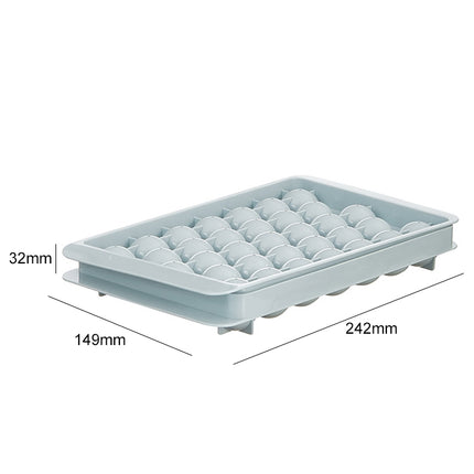 Creative Home Refrigerator Ice Box Ice Lattice Spherical Ice Cube Mould(Blue)-garmade.com