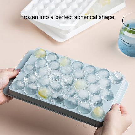 Creative Home Refrigerator Ice Box Ice Lattice Spherical Ice Cube Mould(Blue)-garmade.com