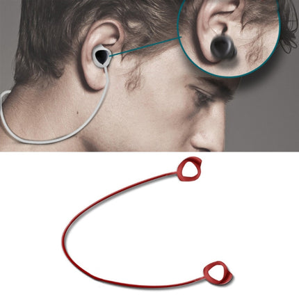 3 PCS Bluetooth Headphone Sports Silicone Anti-Lost Rope For Samsung GALAXLBuds 1 / 2(Red)-garmade.com