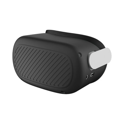VR Glasses Silicone Waterproof Dust-Proof And Fall-Proof Protective Shell For Oculus Quest2(Black)-garmade.com
