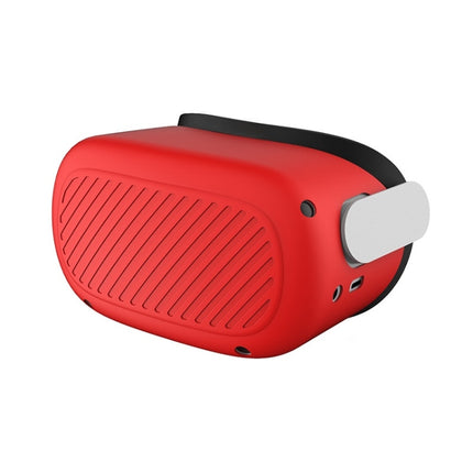 VR Glasses Silicone Waterproof Dust-Proof And Fall-Proof Protective Shell For Oculus Quest2(Red)-garmade.com