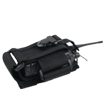 Outdoor Walkie Talkie Bag Mobile Phone Bag Mini Waist Bag Free Size(Military)-garmade.com