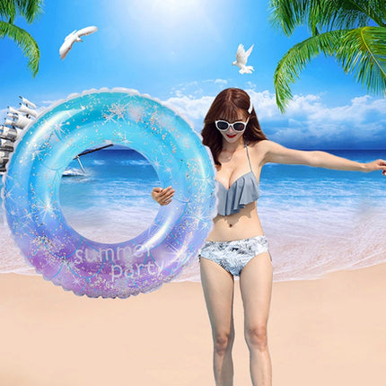 2 PCS Sequins Starry Sky Mermaid Adult Swimming Ring Children Armpit Swimming Ring, Size: 60cm-garmade.com