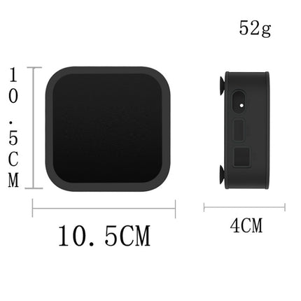 T7 Set-top Box Silicone Case Anti-drop Dust-proof Protective Sleeve for Apple TV 4K(Orange)-garmade.com