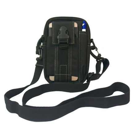 LT-02 Casual Multifunctional Messenger Belt Bag with Shoulder Strap(Soil Color)-garmade.com