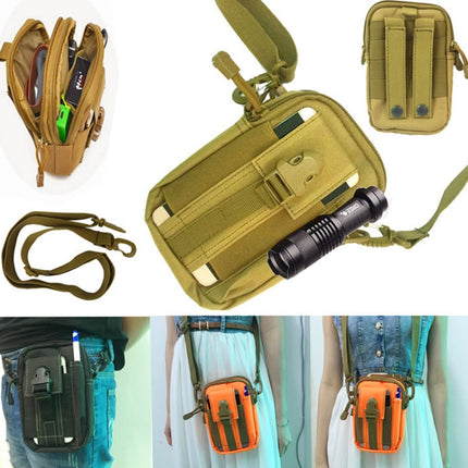 LT-02 Casual Multifunctional Messenger Belt Bag with Shoulder Strap(Black)-garmade.com