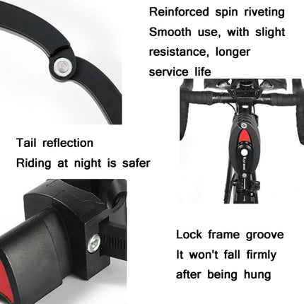 WEST BIKING Bicycle Folding Anti-Theft Code Lock Portable Chain Lock(YP0705067)-garmade.com