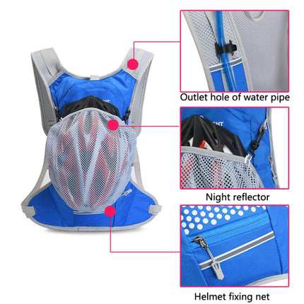 FREE KNIGHT FK0215S Outdoor Cycling Water Bag Vest Hiking Water Supply Backpack with 2L Drinking Bag(Pink Camouflage)-garmade.com