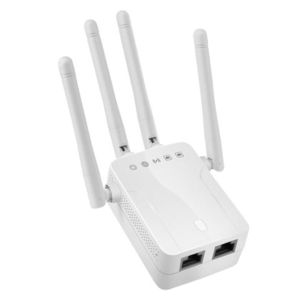 M-95B 300M Repeater WiFi Booster Wireless Signal Expansion Amplifier(White - US Plug)-garmade.com