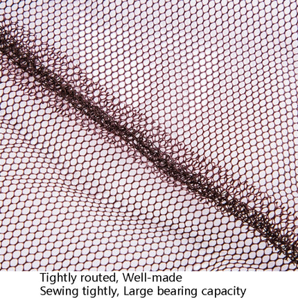 Foldable Stainless Steel Dip Net Head Fishing Net, Specification: Solid 40cm Glued Dense Mesh-garmade.com