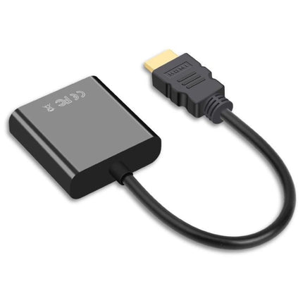 2 PCS Jasoz 1080P HDMI To VGA Converter Oxygen-Free Copper Core, Colour: Black-garmade.com
