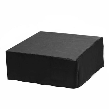Waterproof And Dustproof Cover For Bathtub Swimming Pool Table And Chair Falling Leaves Protection Cover, Size: 240x240x85cm(Black)-garmade.com