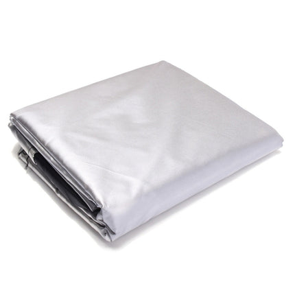 Waterproof And Dustproof Cover For Bathtub Swimming Pool Table And Chair Falling Leaves Protection Cover, Size: 231x231x90cm(Silver)-garmade.com