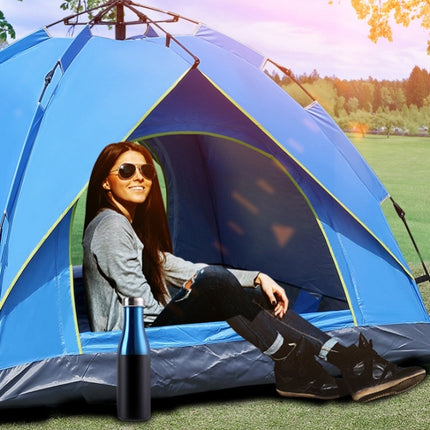 TC-014 Outdoor Beach Travel Camping Automatic Spring Multi-Person Tent For 2 People(Green+Mat+Hammock)-garmade.com