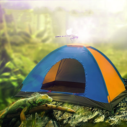 T015 Outdoor Camping Single-Layer Tent Camping Beach Tour Tent, Random Color Delivery, Applicable: 3-4 People-garmade.com