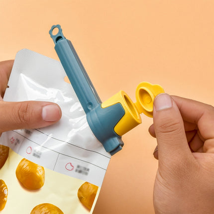 10 PCS TM17002 Snack Sealing Clip Moisture-Proof And Fresh-Keeping Snack Clip(White)-garmade.com