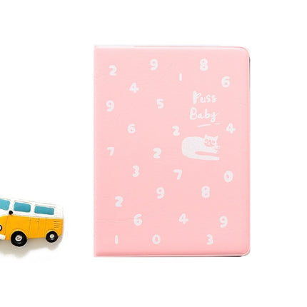 3 PCS PU Face Cartoon Photo Album, Specification: 3 inch(Red)-garmade.com