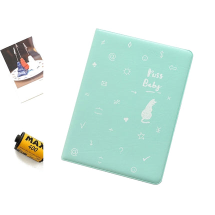 3 PCS PU Face Cartoon Photo Album, Specification: 4 inch(Green)-garmade.com