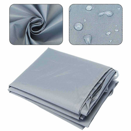 Outdoor Patio Canopy Awning Waterproof Cover Retractable Dustproof Protective Cover, Size: 2.5m(Grey)-garmade.com