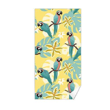 Double-Faced Velvet Quick-Drying Beach Towel Printed Microfiber Beach Swimming Towel, Size: 160 x 80cm(Parrot)-garmade.com