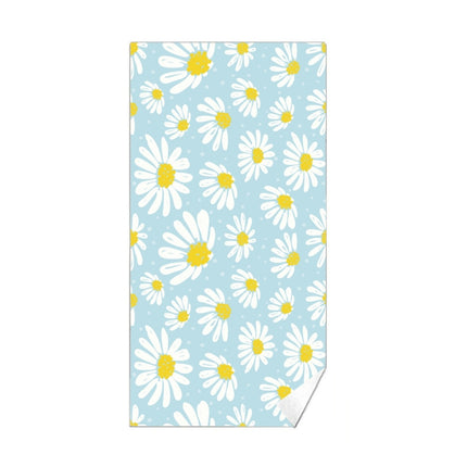 Double-Faced Velvet Quick-Drying Beach Towel Printed Microfiber Beach Swimming Towel, Size: 160 x 80cm(Daisy)-garmade.com