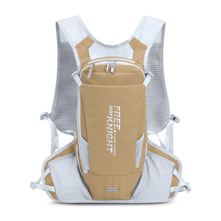 FREE KNIGHT FK0218 12L Cycling Water Bag Vest Hiking Water Supply Equipment Backpack(Camel)-garmade.com