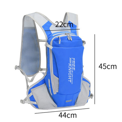 FREE KNIGHT FK0218 12L Cycling Water Bag Vest Hiking Water Supply Equipment Backpack(Light Grey)-garmade.com