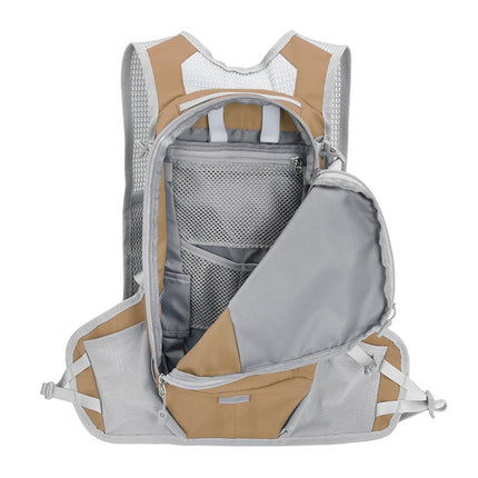 FREE KNIGHT FK0218 12L Cycling Water Bag Vest Hiking Water Supply Equipment Backpack(Light Grey)-garmade.com