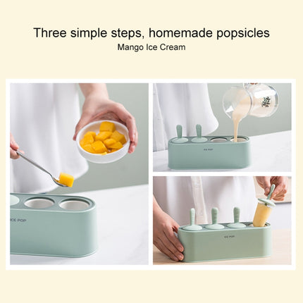 Summer Homemade Ice Cream Popsicle Mold Refrigerator Quick Freezer Popsicle Making Box(Dark Blue)-garmade.com