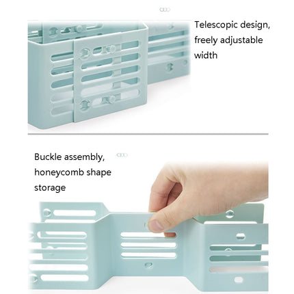 5 PCS TM19009 Drawers Storage Separator Retractable Drawer Divider(Pink)-garmade.com