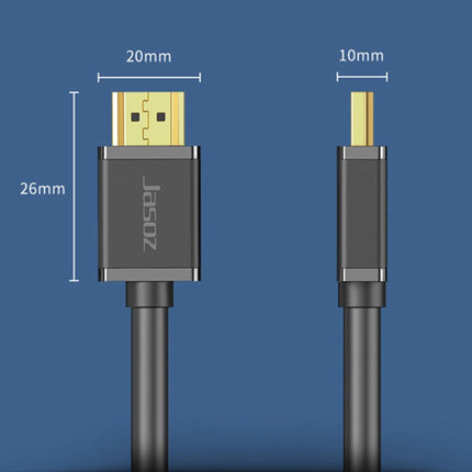 Jasoz 4K HDMI High-Definition Projector Cable Computer Video Cable Oxygen-Free Copper Core, Cable Length: 2m-garmade.com