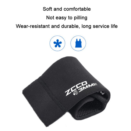 ZCCO 3mm Warm Non-Slip Diving Socks Anti-Wear Ankle Fins, Size:33-34(Black)-garmade.com