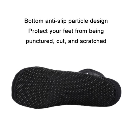 ZCCO 3mm Warm Non-Slip Diving Socks Anti-Wear Ankle Fins, Size:33-34(Black)-garmade.com