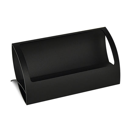 Creative Metal Card Holders Note Holders for Office Display Desk Business Card Holders Desk Accessories Stand Clip(Black)-garmade.com