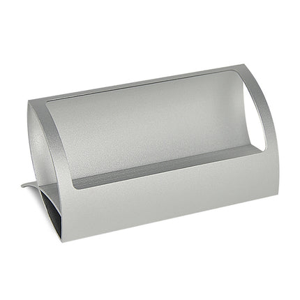 Creative Metal Card Holders Note Holders for Office Display Desk Business Card Holders Desk Accessories Stand Clip(Silver)-garmade.com