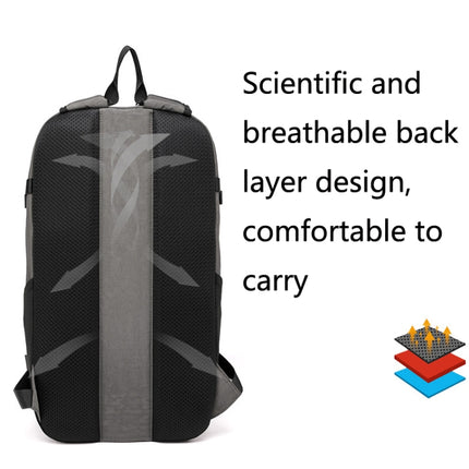 Y-1821 Multifunctional Travel Waterproof Sports Backpack Outdoor Hiking Wear-Resistant Backpack(Grey)-garmade.com