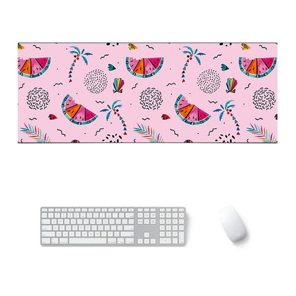 800x300x2mm Office Learning Rubber Mouse Pad Table Mat(4 Colorful Summer)-garmade.com