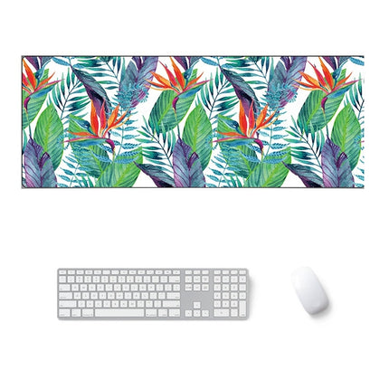 800x300x2mm Office Learning Rubber Mouse Pad Table Mat(8 Tropical Rainforest)-garmade.com
